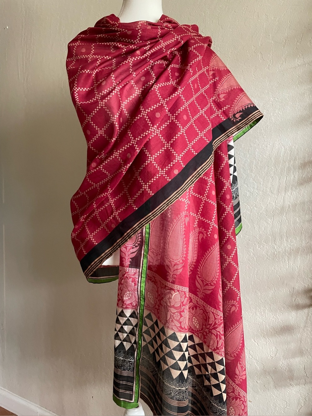 Batiste cotton dupatta  wrap